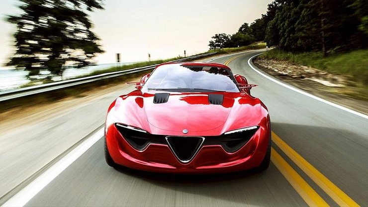 Концепт Alfa Romeo 6С от Alex Imnadze Концепт Alfa Romeo 6С от Alex Imnadze