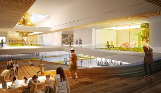 пешеходные переходы между корпусами студенческого городка