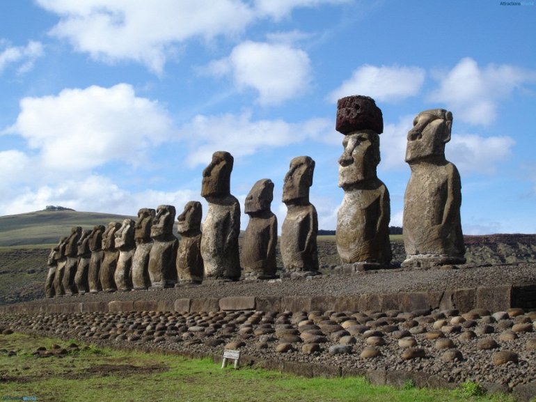 статуи на острове пасхи