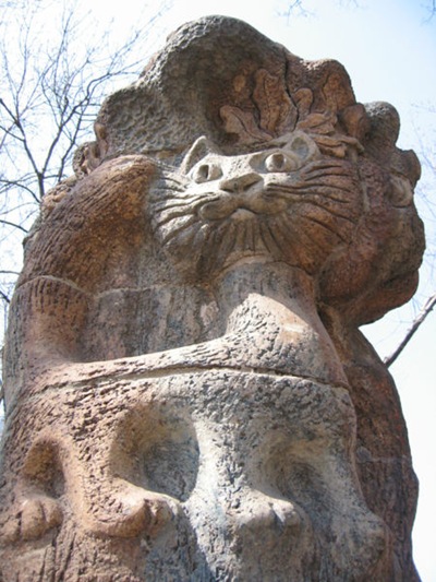 Скульптура кота-учёного в Донецке