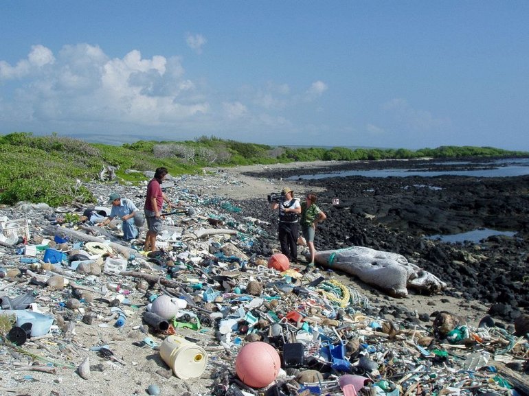 пластиковый пляж