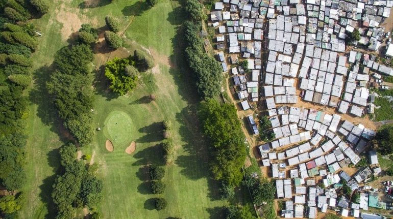 Богатые и бедные районы в Кейптауне. ФОТО
