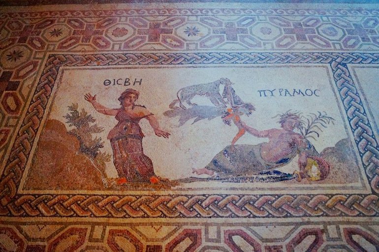 Невероятные древнегреческие мозаики Пафоса. ФОТО