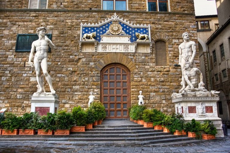 Палаццо Веккьо. Старый дворец Флоренции. ФОТО