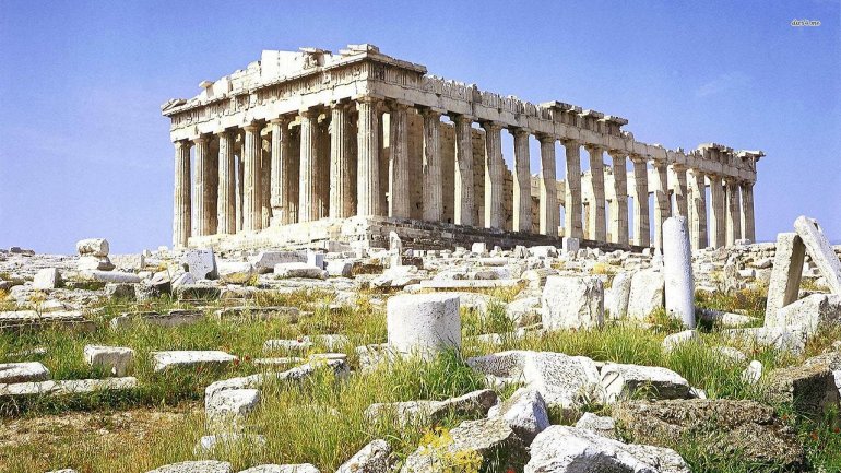 Парфенон - храм в честь богини Афины. ФОТО