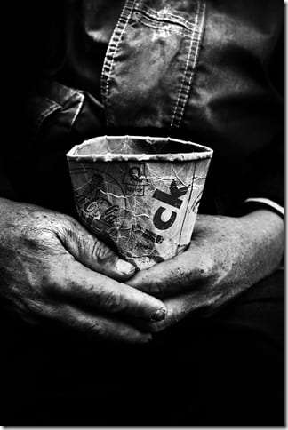 городская сцена с акцентом на детали