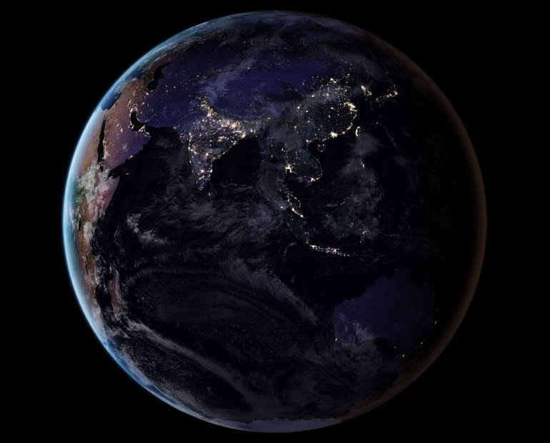 ночная Земля от NASA