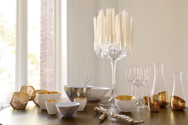 оформление бокалов для новогоднего стола