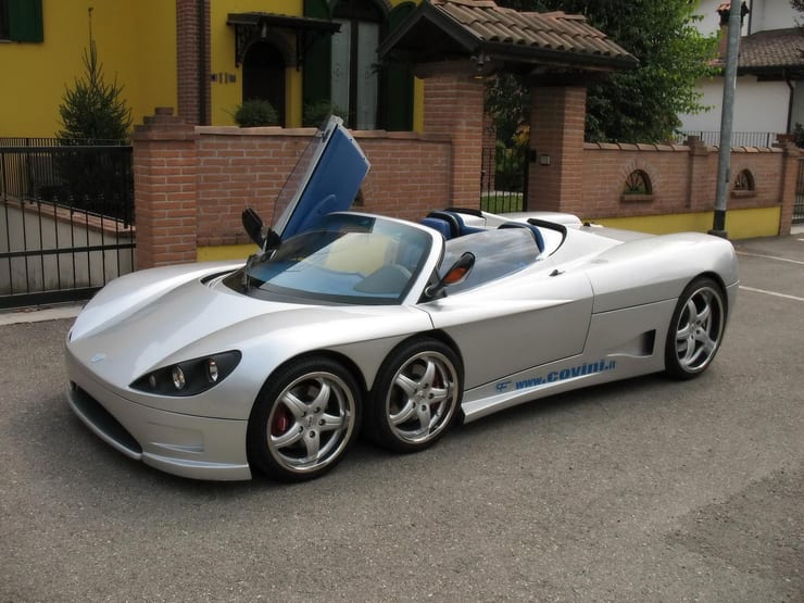Covini C6W шестиколёсный суперкар