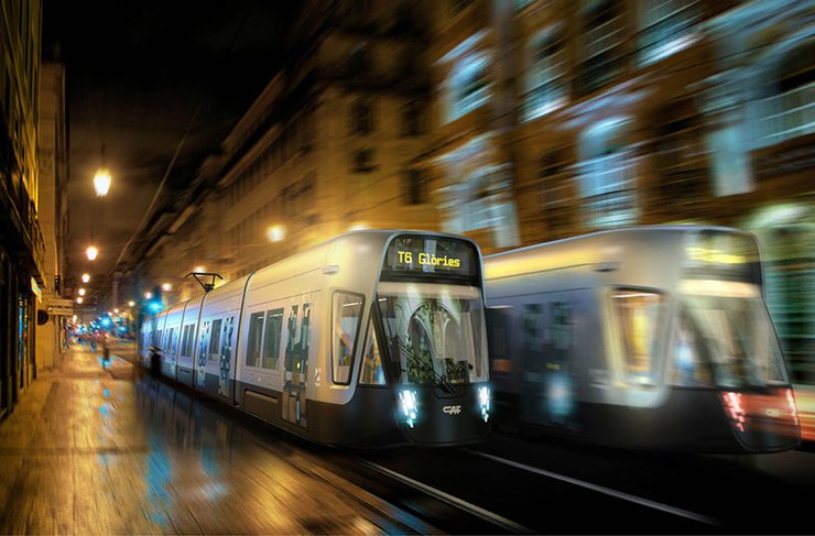 трамваи барселоны