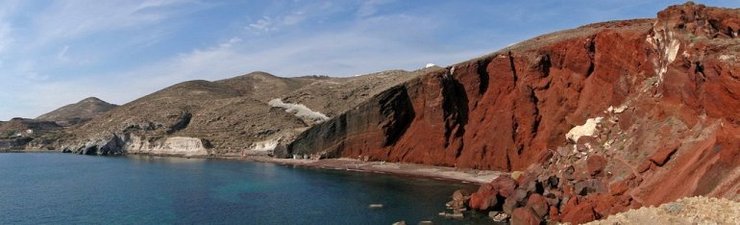 красный пляж