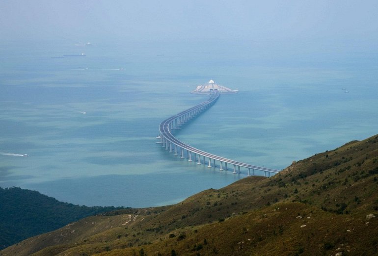 самый длинный морской мост
