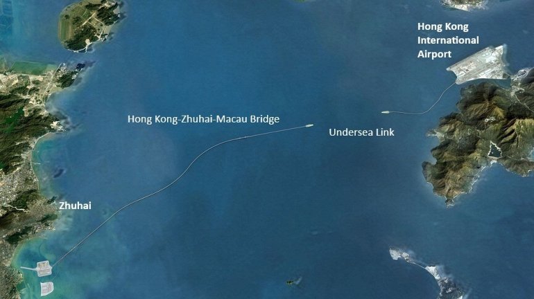 схема моста гонконг-чжухай-макао