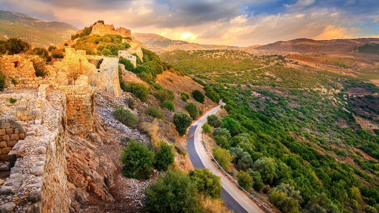 крепость Нимрод в Израиле