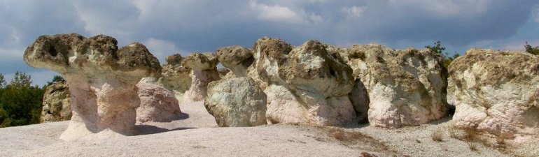 каменные грибы в Болгарии