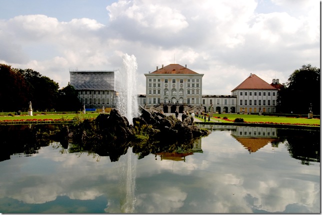 Rear Fountain and Schloss Nymphenburg