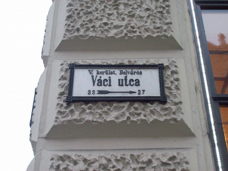 улица Ваци в Будапеште