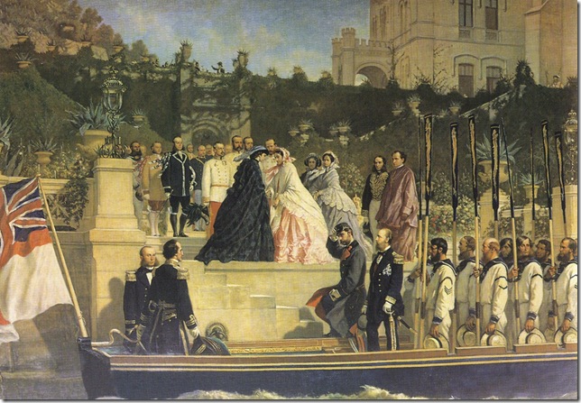 Arrival of Empress Elisabeth in Miramare