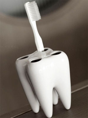 Tooth Toothbrush Holder