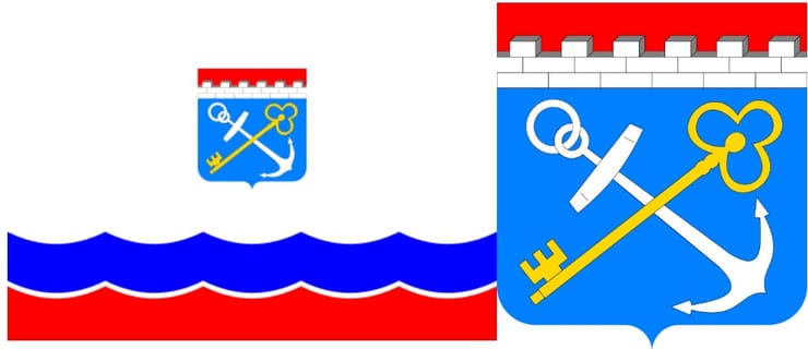 Пейзаж Ленинградской области с водой и лесами