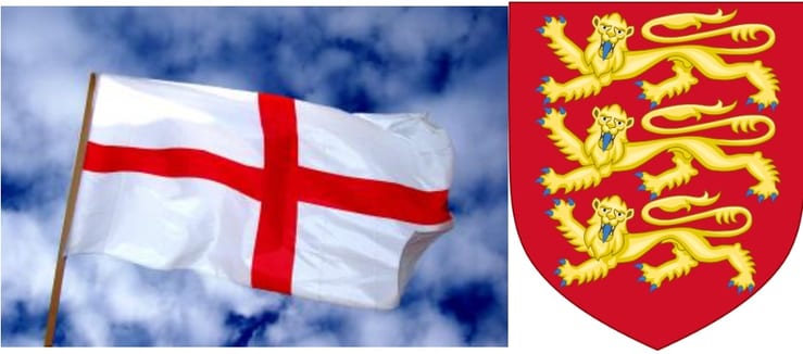 Пейзаж Англии с исторической архитектурой