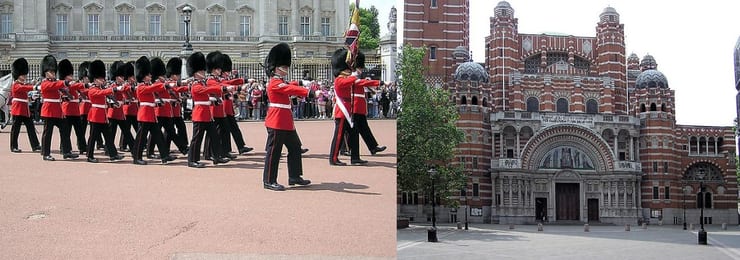 Современный Лондон с небоскрёбами