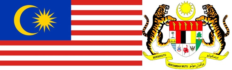 Пейзаж Малайзии с тропическим побережьем