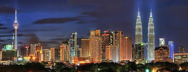 Горный пейзаж Малайзии