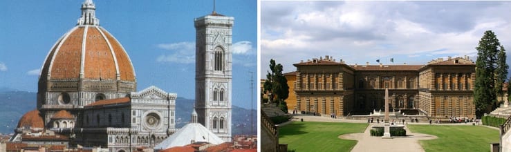 архитектура и панорама Флоренции