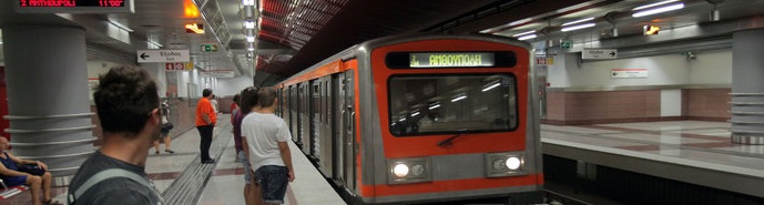 общественный транспорт Афин