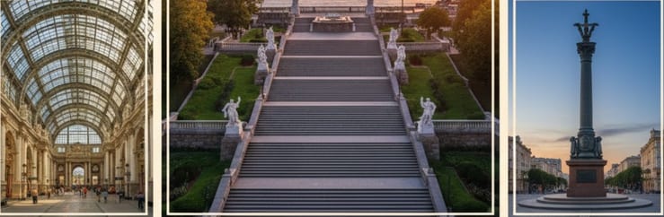 Панорама Одессы с видом на море