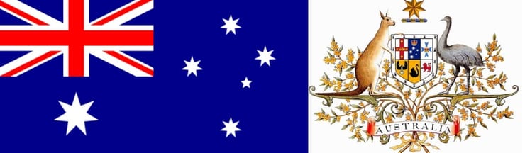 флаг и символы Австралии