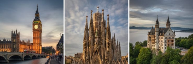 памятники Европы