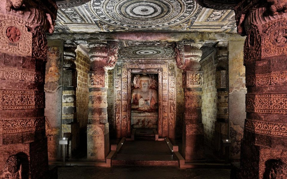 Фото Пещеры Аджанта, Индия