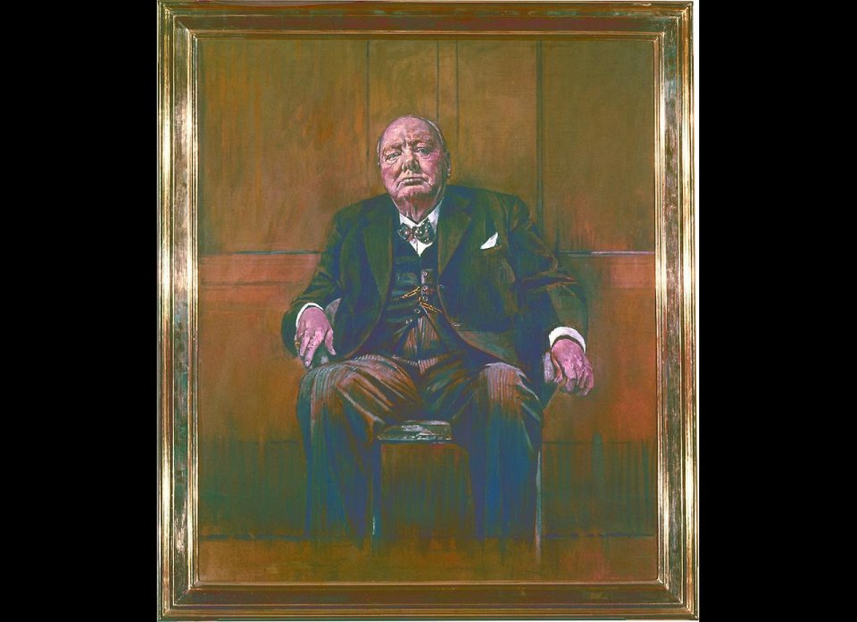 Фото Грэхем Вивиан Сазерленд: портрет Уинстона Черчилля