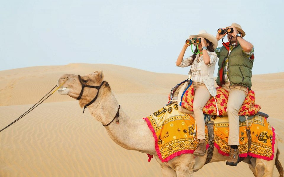 Фото Пустыня Тар верхом на вербрюдах, Индия