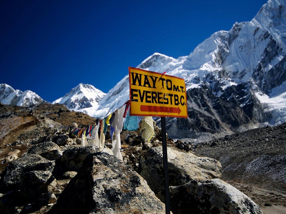 Фото Лагерь горы Эверест