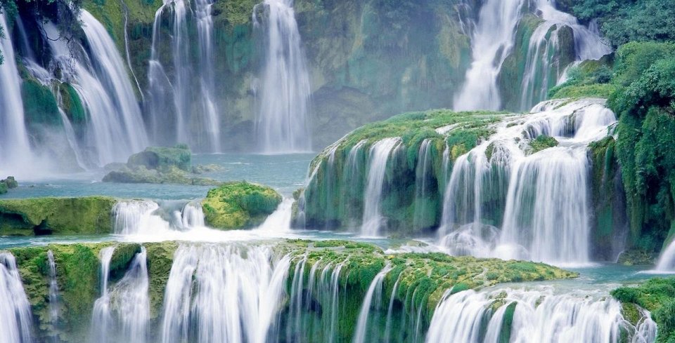 Фото Водопад Дэтянь в Китае