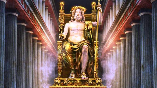 Фото  Статуя Зевса в Олимпии