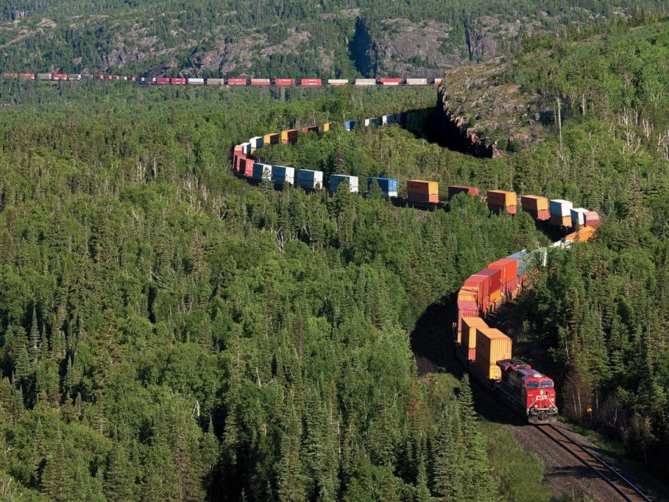 Фото Тихоокеанская железная дорога, США-Канада