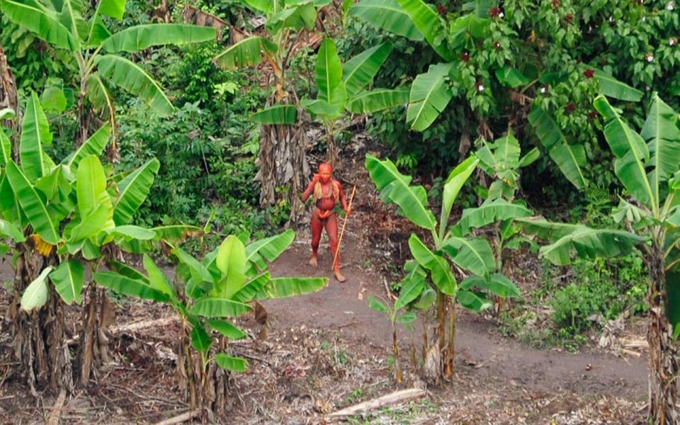 Фото Первобытное племя в Амазонки