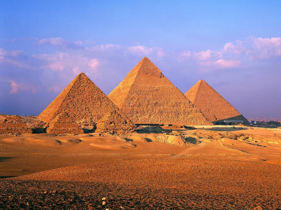 Фото Дорога к пирамидам Гизы, Египет