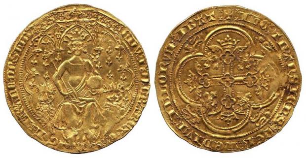 Фото Эдуард III Флорин. 1343 год ($6,8 млн.)