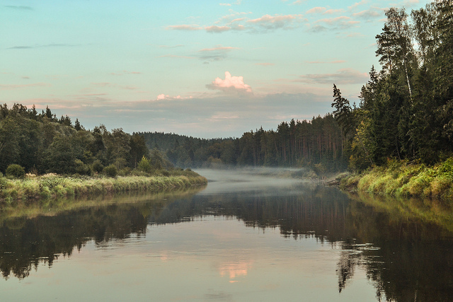 Фото Река Гауя в Латвии