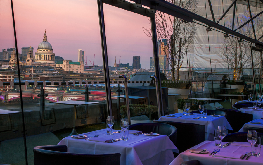 Фото Ресторан Oxo Tower, башня Oxo, Лондон