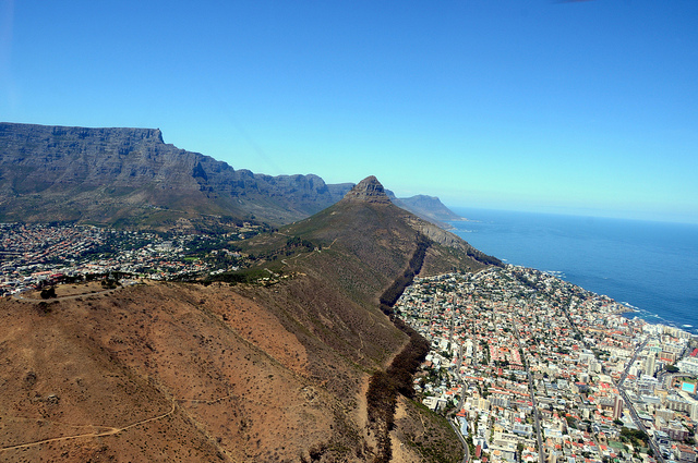 Фото Кейптаун с высоты