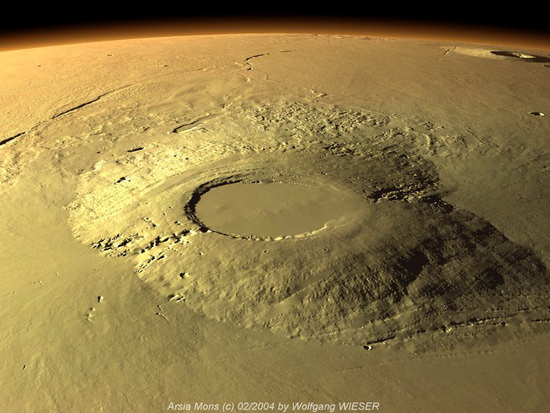 Фото Гора Арсия, Марс