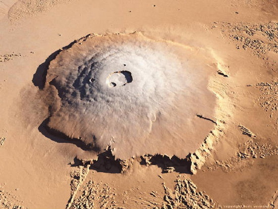 Фото Вулкан Олимп, Марс