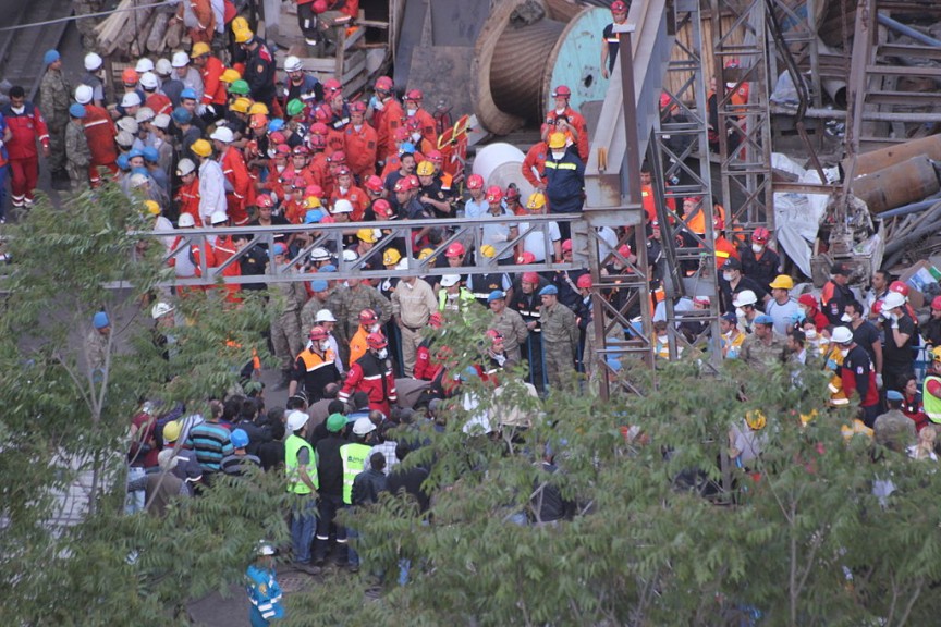 Фото Взрыв на шахте в Соме, май 2014