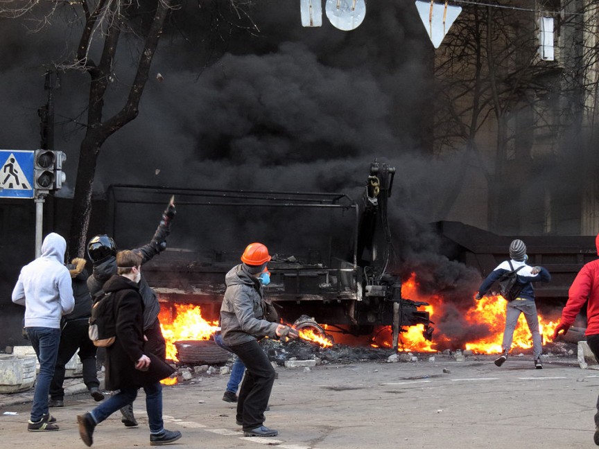 Фото Украинская революция, февраль 2014